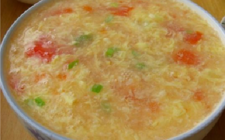 肉末蛋花葛粉羹